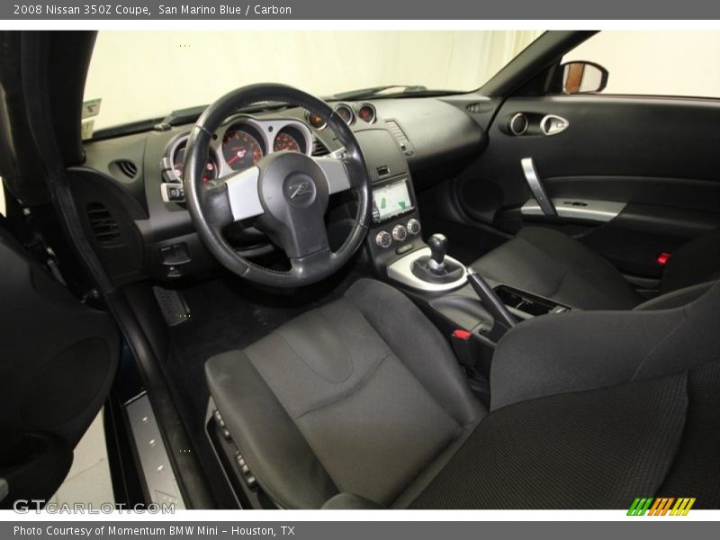 San Marino Blue / Carbon 2008 Nissan 350Z Coupe