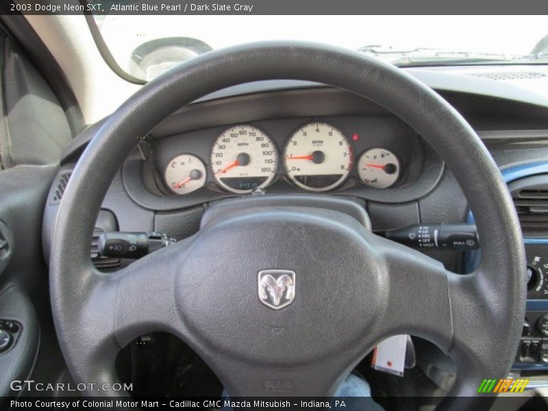 Atlantic Blue Pearl / Dark Slate Gray 2003 Dodge Neon SXT