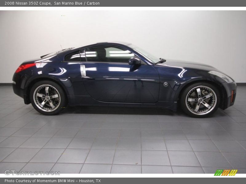 San Marino Blue / Carbon 2008 Nissan 350Z Coupe