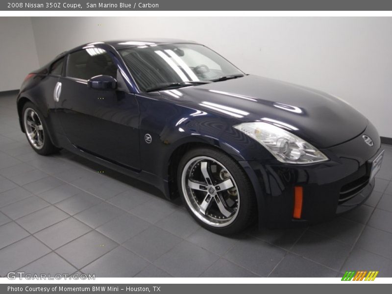 San Marino Blue / Carbon 2008 Nissan 350Z Coupe