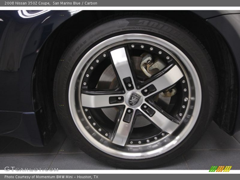 San Marino Blue / Carbon 2008 Nissan 350Z Coupe