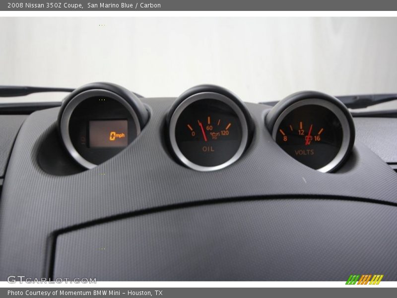 San Marino Blue / Carbon 2008 Nissan 350Z Coupe