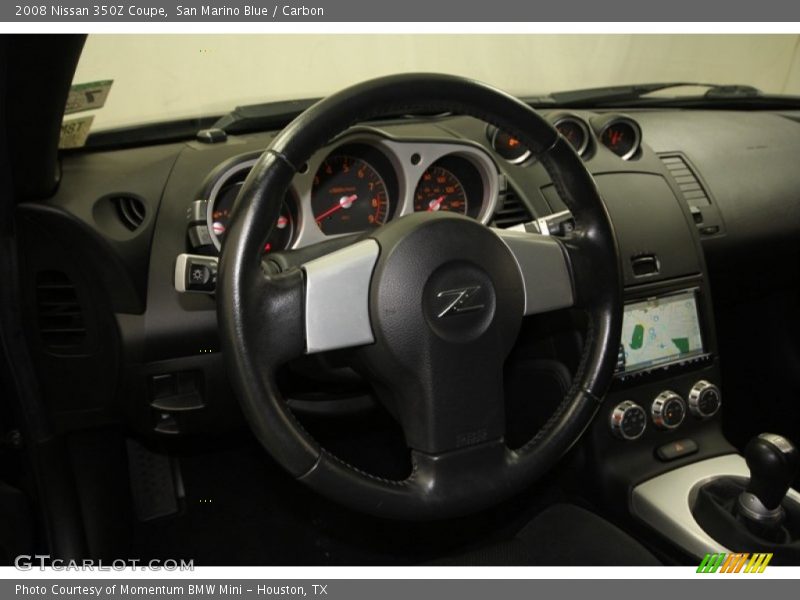 San Marino Blue / Carbon 2008 Nissan 350Z Coupe