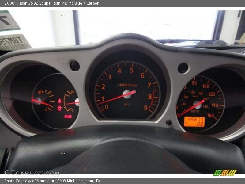 San Marino Blue / Carbon 2008 Nissan 350Z Coupe
