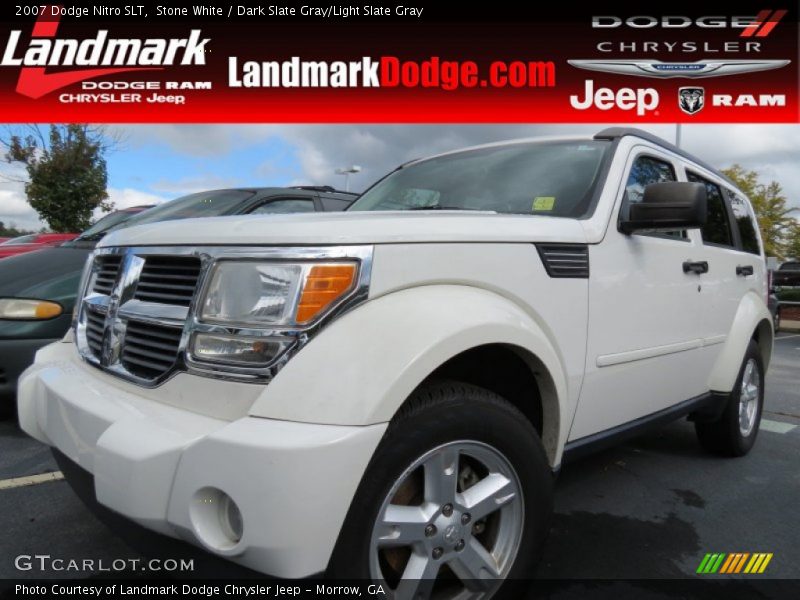 Stone White / Dark Slate Gray/Light Slate Gray 2007 Dodge Nitro SLT