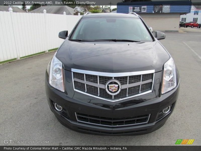 Black Raven / Ebony/Ebony 2012 Cadillac SRX Premium AWD