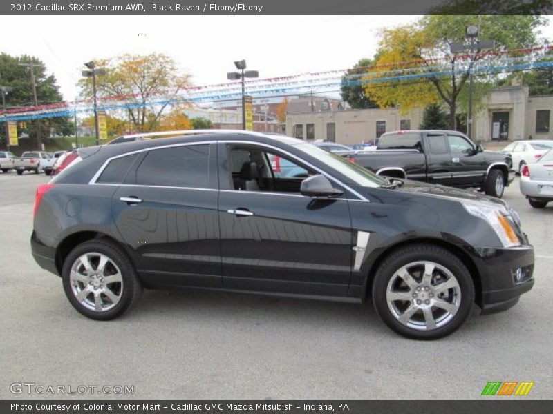 Black Raven / Ebony/Ebony 2012 Cadillac SRX Premium AWD