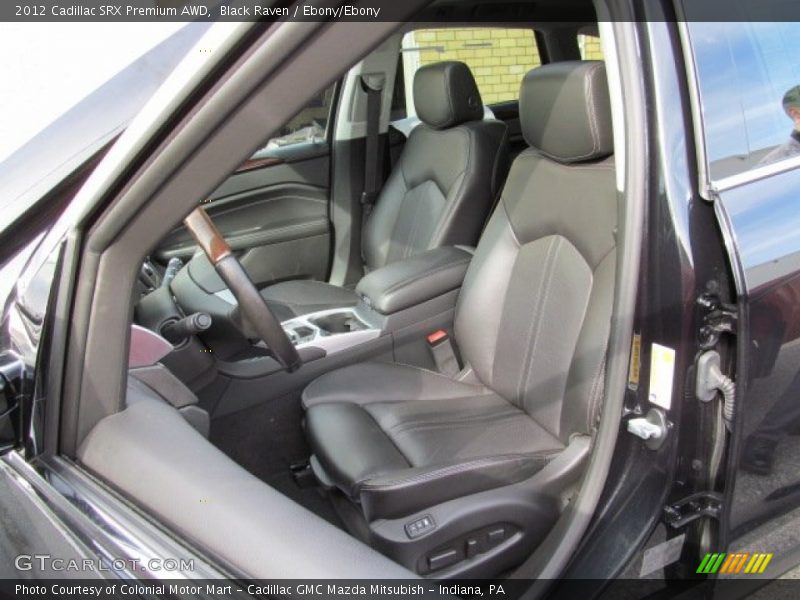 Black Raven / Ebony/Ebony 2012 Cadillac SRX Premium AWD