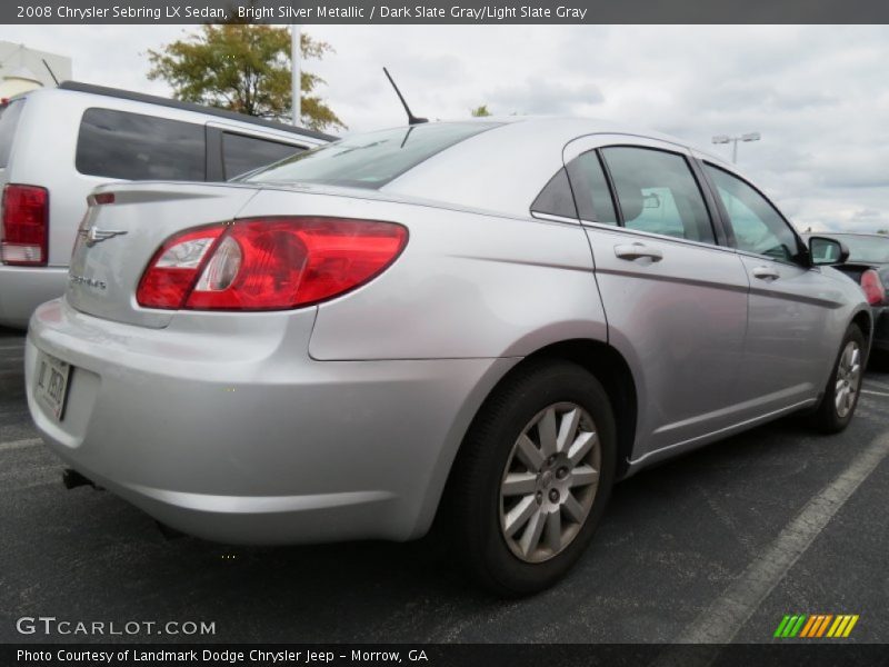 Bright Silver Metallic / Dark Slate Gray/Light Slate Gray 2008 Chrysler Sebring LX Sedan