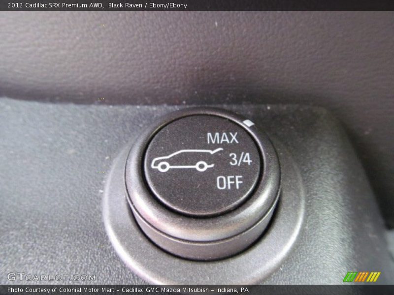 Black Raven / Ebony/Ebony 2012 Cadillac SRX Premium AWD