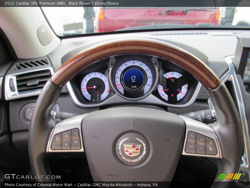 Black Raven / Ebony/Ebony 2012 Cadillac SRX Premium AWD