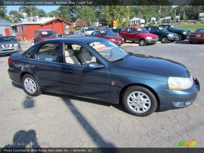 Medium Blue / Light Tan 2003 Saturn L Series L200 Sedan