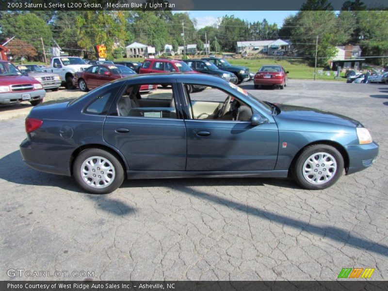 Medium Blue / Light Tan 2003 Saturn L Series L200 Sedan