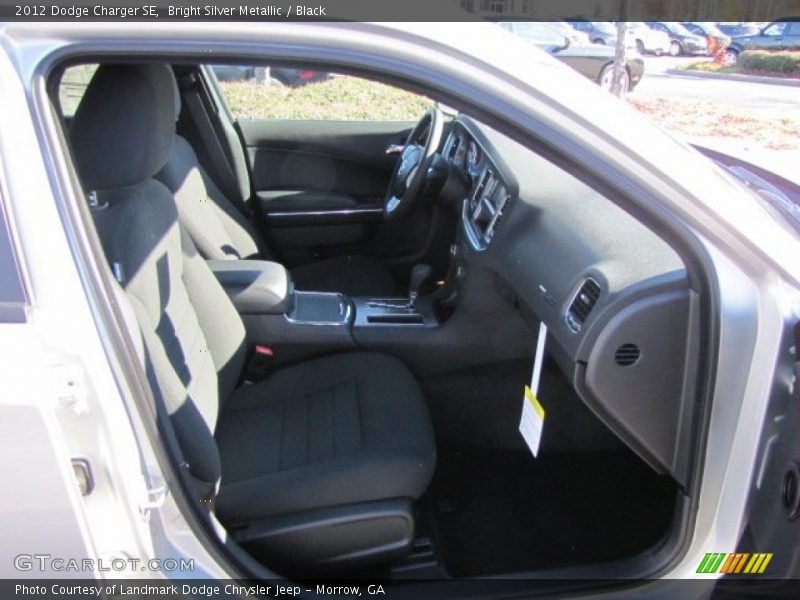 Bright Silver Metallic / Black 2012 Dodge Charger SE