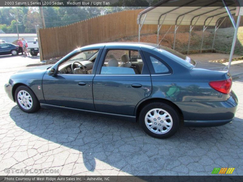 Medium Blue / Light Tan 2003 Saturn L Series L200 Sedan