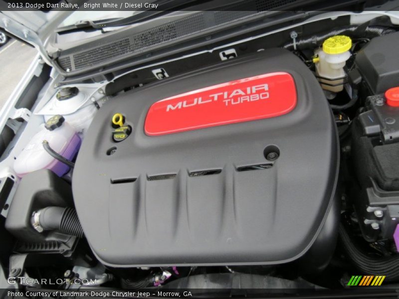 Bright White / Diesel Gray 2013 Dodge Dart Rallye