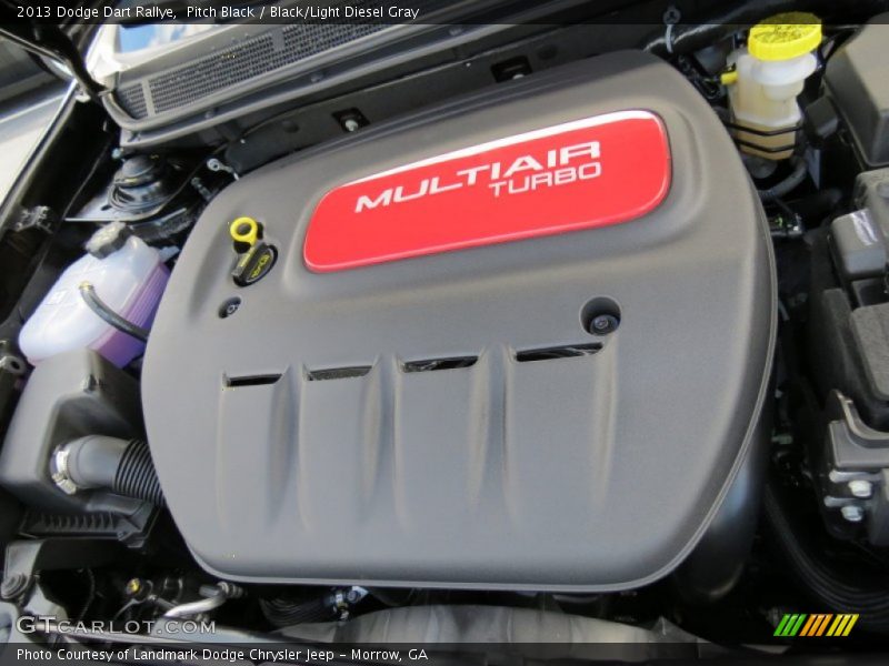 Pitch Black / Black/Light Diesel Gray 2013 Dodge Dart Rallye