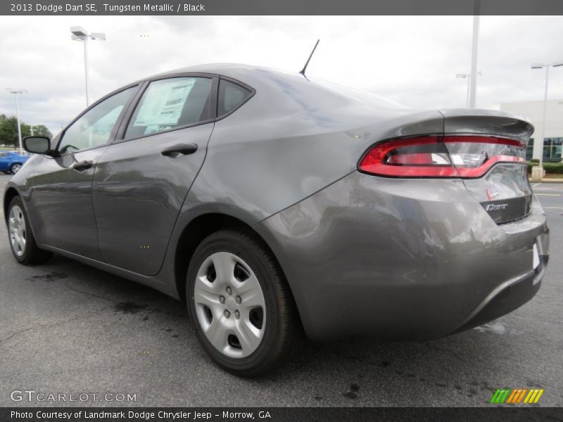 Tungsten Metallic / Black 2013 Dodge Dart SE