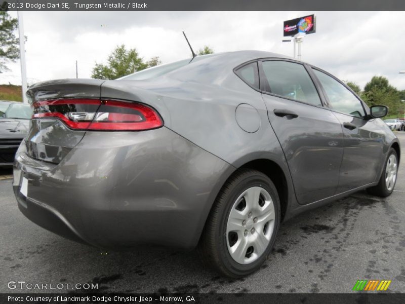 Tungsten Metallic / Black 2013 Dodge Dart SE