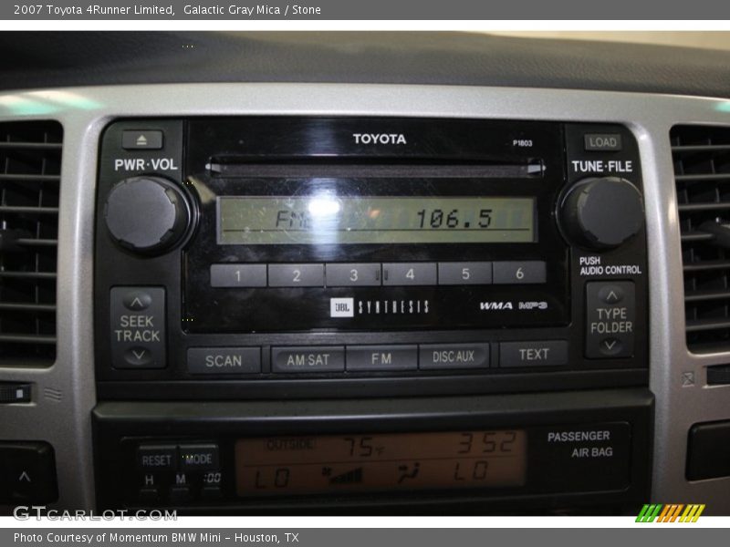 Galactic Gray Mica / Stone 2007 Toyota 4Runner Limited