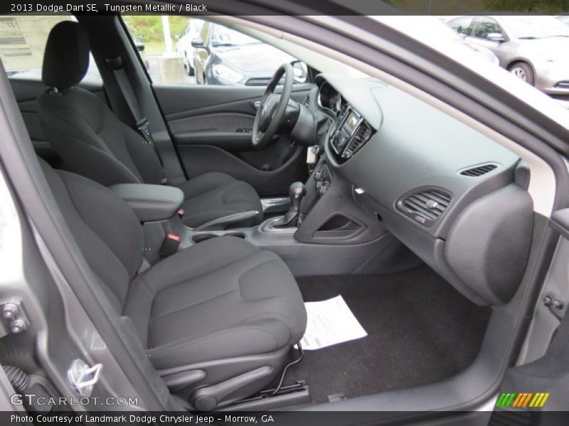 Tungsten Metallic / Black 2013 Dodge Dart SE