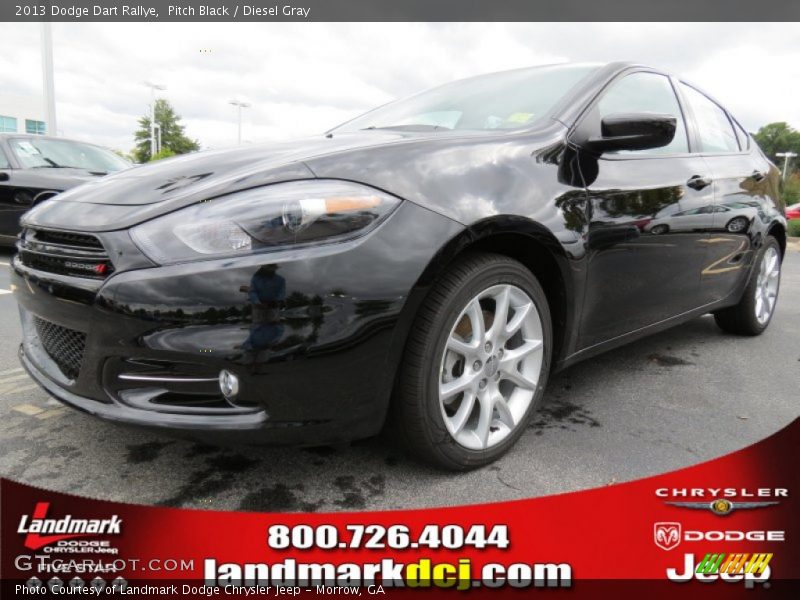 Pitch Black / Diesel Gray 2013 Dodge Dart Rallye