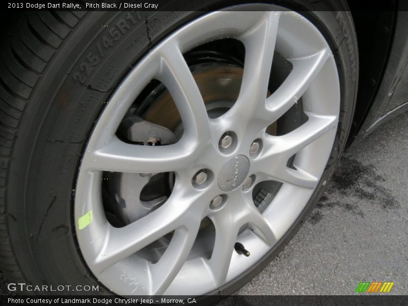 Pitch Black / Diesel Gray 2013 Dodge Dart Rallye
