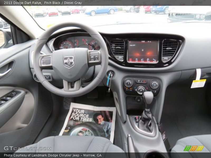 Pitch Black / Diesel Gray 2013 Dodge Dart Rallye