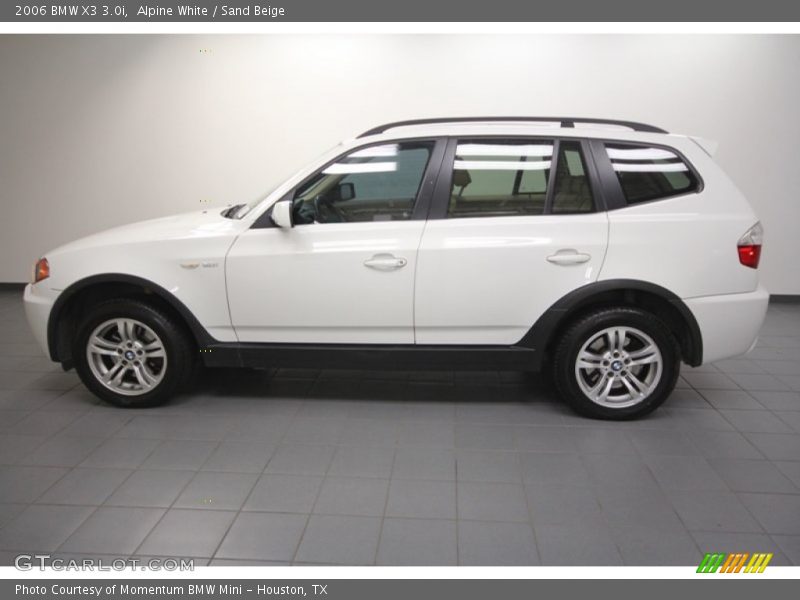 Alpine White / Sand Beige 2006 BMW X3 3.0i