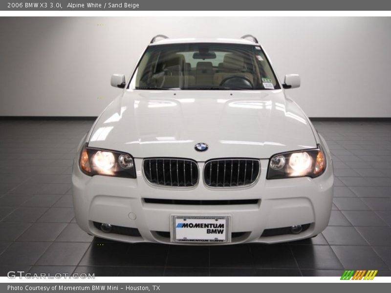 Alpine White / Sand Beige 2006 BMW X3 3.0i