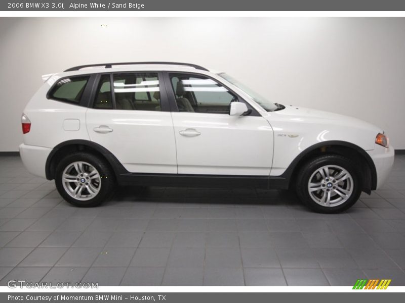 Alpine White / Sand Beige 2006 BMW X3 3.0i