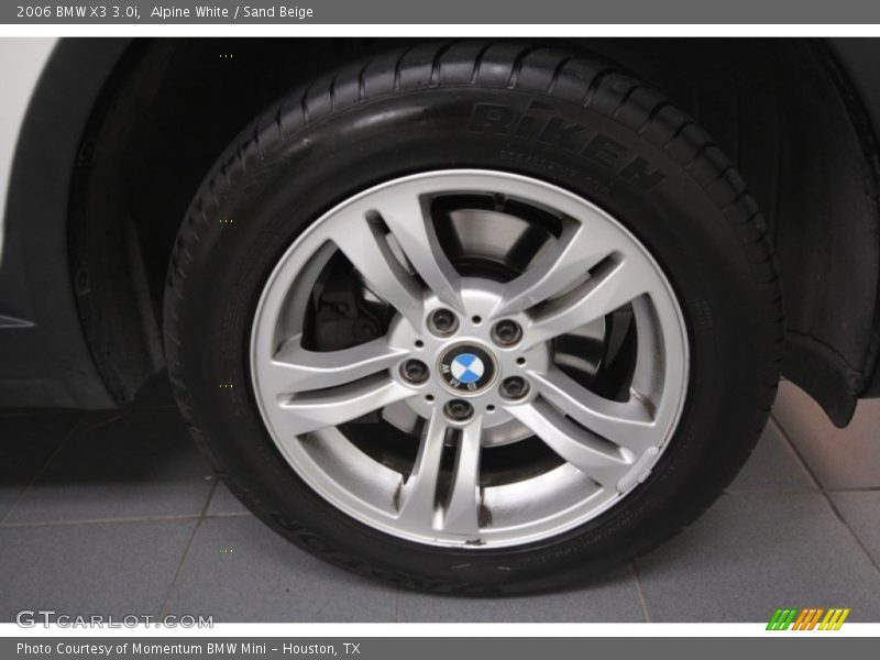 Alpine White / Sand Beige 2006 BMW X3 3.0i