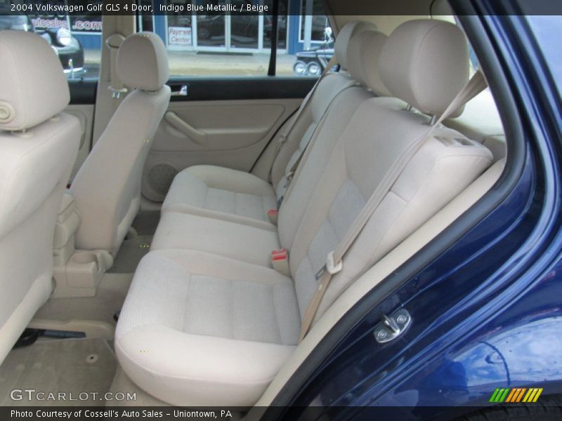 Rear Seat of 2004 Golf GLS 4 Door