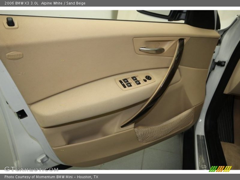 Alpine White / Sand Beige 2006 BMW X3 3.0i