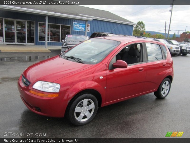 Victory Red / Charcoal 2008 Chevrolet Aveo Aveo5 LS