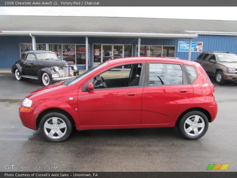 Victory Red / Charcoal 2008 Chevrolet Aveo Aveo5 LS