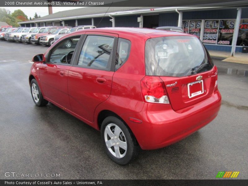 Victory Red / Charcoal 2008 Chevrolet Aveo Aveo5 LS