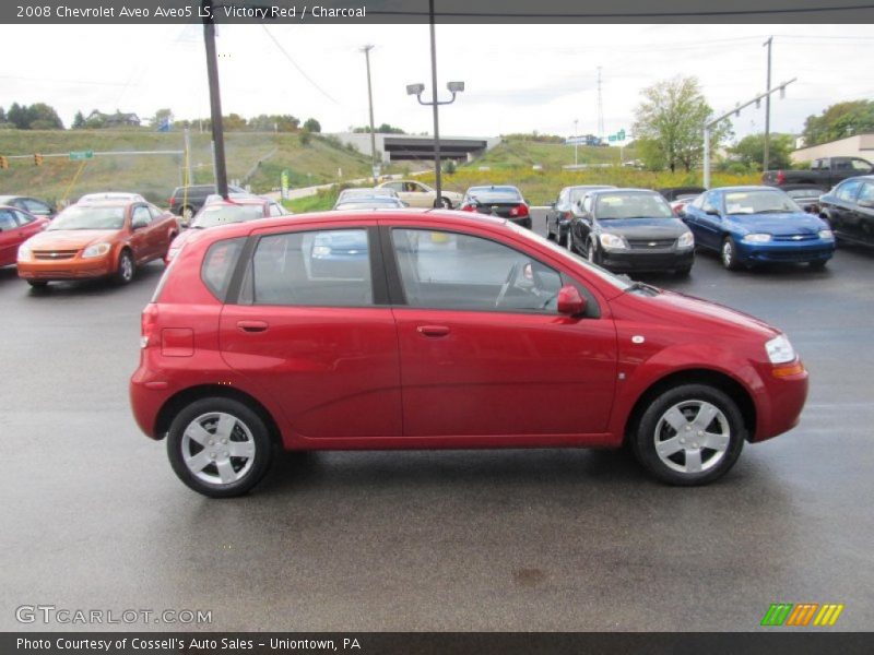 Victory Red / Charcoal 2008 Chevrolet Aveo Aveo5 LS
