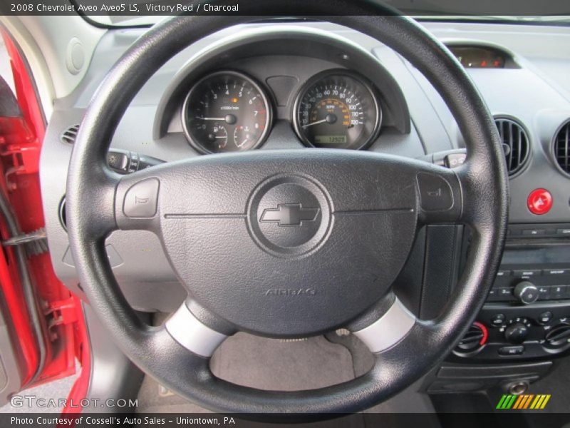 Victory Red / Charcoal 2008 Chevrolet Aveo Aveo5 LS