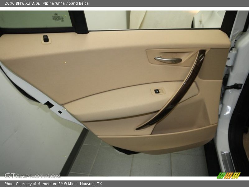 Alpine White / Sand Beige 2006 BMW X3 3.0i