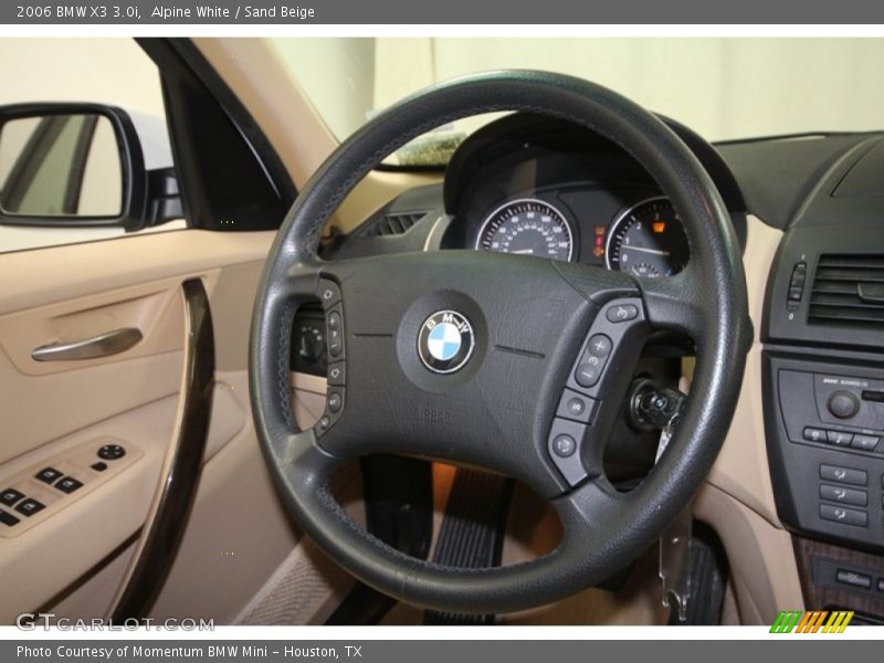 Alpine White / Sand Beige 2006 BMW X3 3.0i
