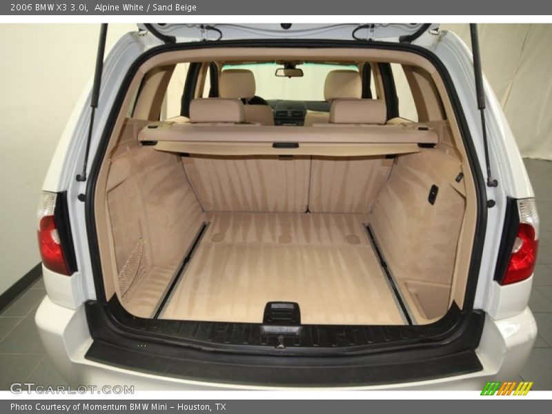Alpine White / Sand Beige 2006 BMW X3 3.0i