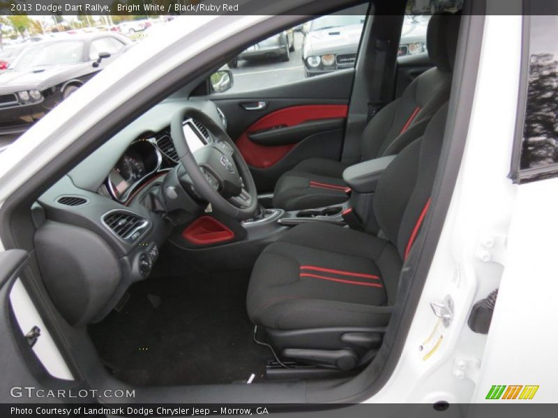 Front Seat of 2013 Dart Rallye