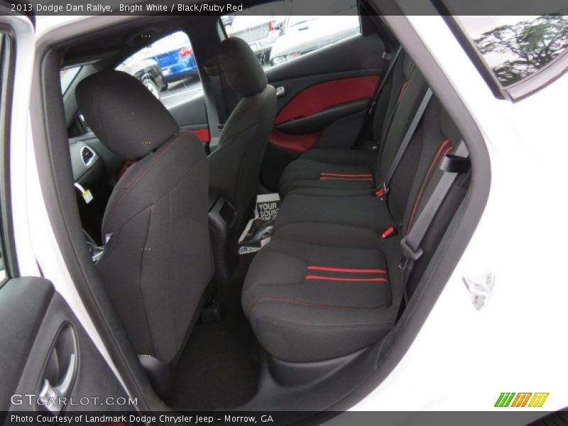 Rear Seat of 2013 Dart Rallye