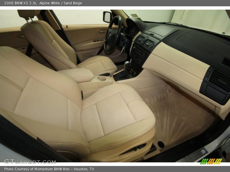 Alpine White / Sand Beige 2006 BMW X3 3.0i