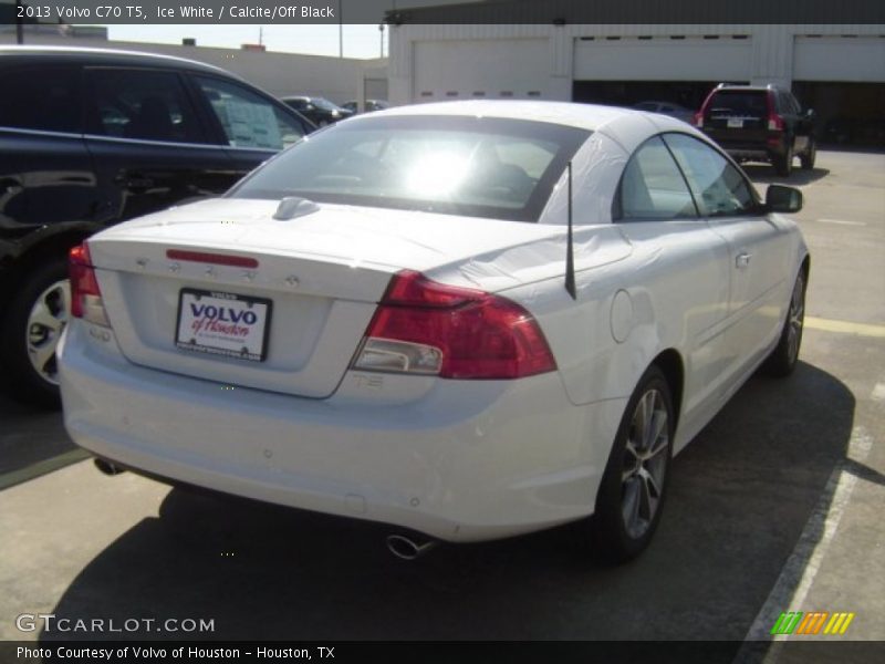 Ice White / Calcite/Off Black 2013 Volvo C70 T5