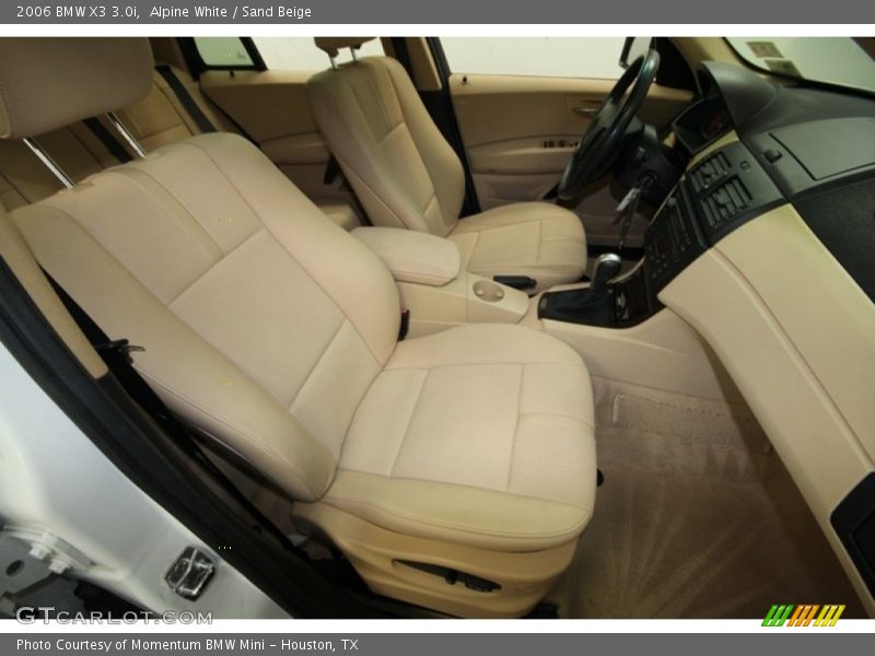 Alpine White / Sand Beige 2006 BMW X3 3.0i