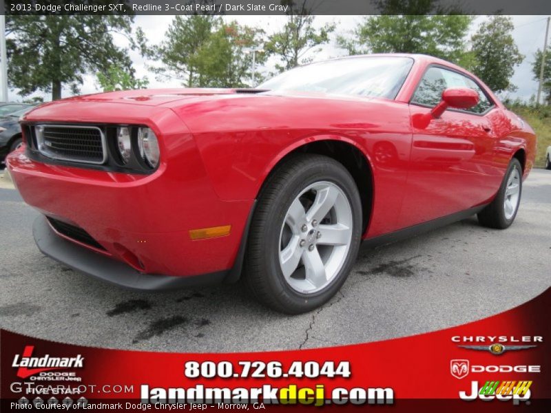 Redline 3-Coat Pearl / Dark Slate Gray 2013 Dodge Challenger SXT