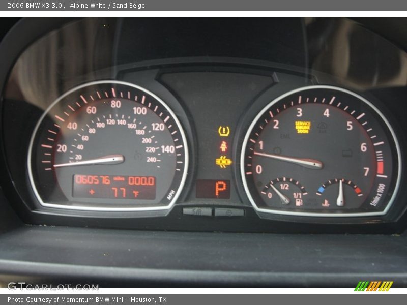 Alpine White / Sand Beige 2006 BMW X3 3.0i
