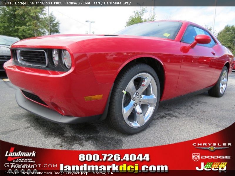 Redline 3-Coat Pearl / Dark Slate Gray 2013 Dodge Challenger SXT Plus